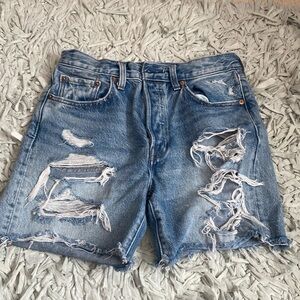 Levi’s Distressed Denim